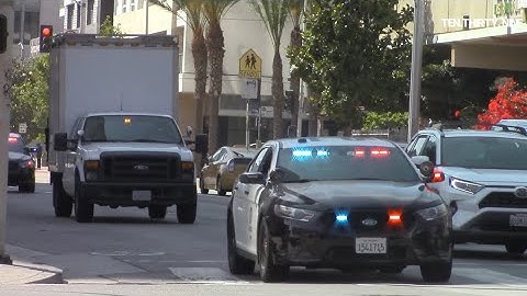 LAPD AND LASD UNITS RESPONDING CODE 3