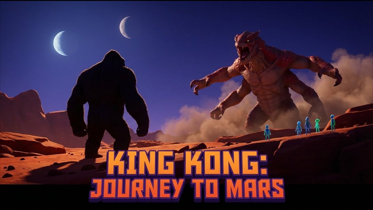 King Kong vs. Mars Titan: EPIC Sci-Fi Adventure! | Journey to Mars