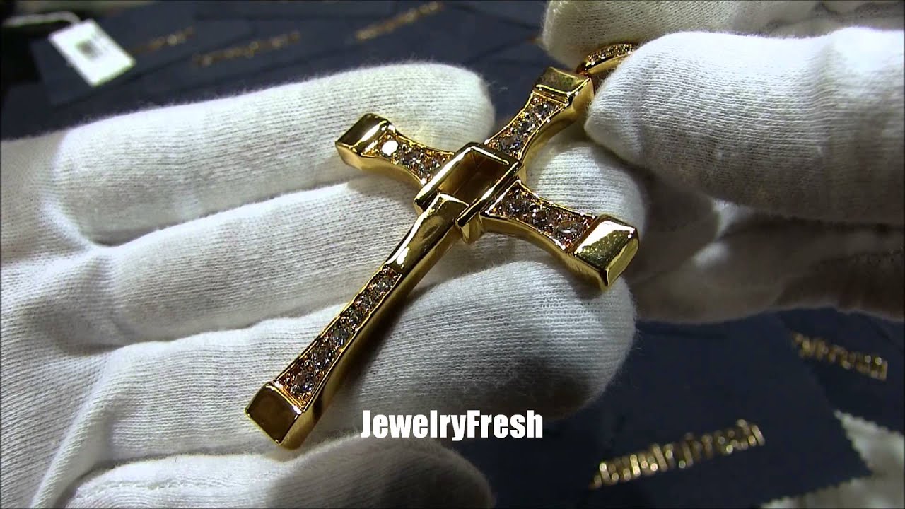 Cross Gold Letty Cross by Jewelry Fresh 