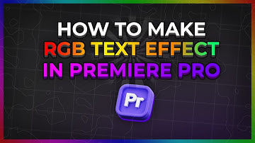 🎯HOW TO MAKE RAINBOW TEXT EFFECT I Premiere Pro
