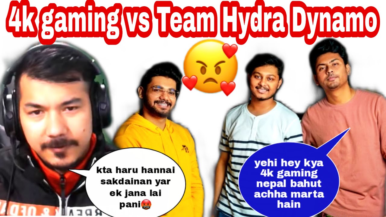 4K Gaming Nepal vs Team Hydra Dynamo || wrath,dynamo || 4k gaming nepal || sagarchhetriyt
