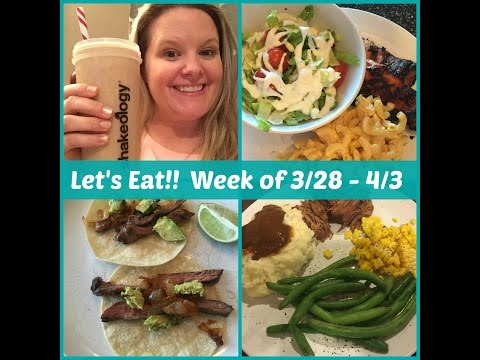 Let's Eat!! Week of 3/28 - 4/3