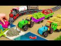 Diy tractor  mini bulldozer making concrete road  construction vehicles road roller 26