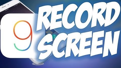 How to record your iOS 9 screen Shou (Jailbreak)
