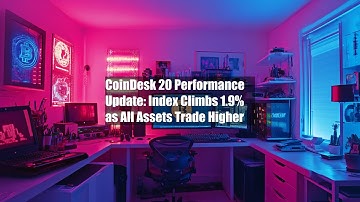 CoinDesk 20 Performance Update: Index Climbs 1.9% as All Assets Trade Higher