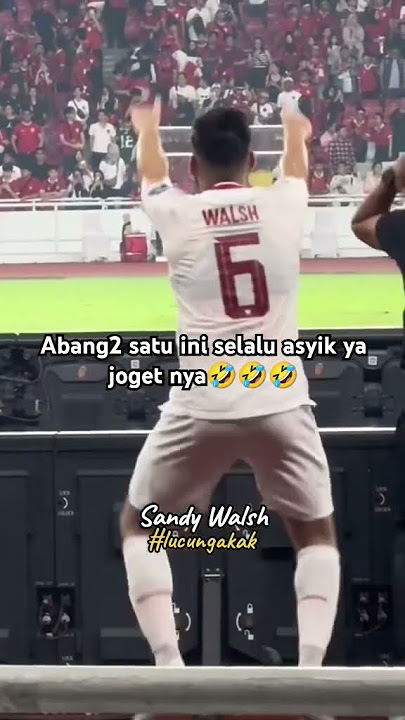 Joget Sandy Walsh #sandywals #timnas #timnasday #timnasindonesia #indonesia #lucu #jogetviral