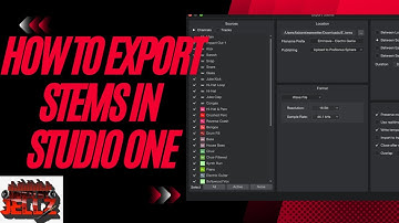Unlocking the Power of Exporting Stems in Studio One - Here