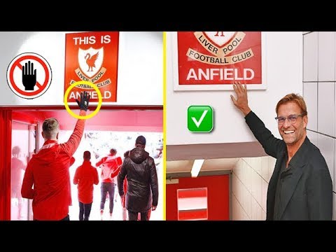 The Strict Rule Of Jurgen Klopp Now Players Can Touch This Is Anfield Sign Youtube