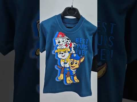 Літній комплект для хлопчика футболка+шорти Щенячий патруль кулір, відео 1