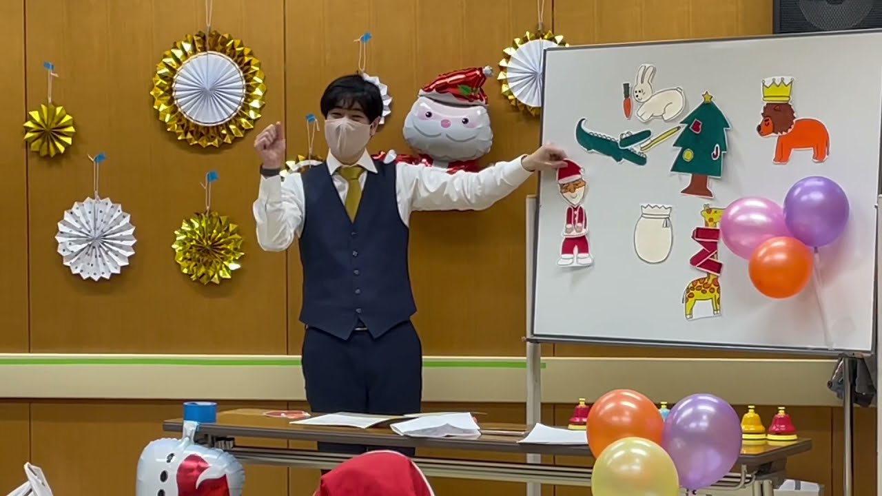 【ケロポンズ】パネルシアター　森のクリスマス（Christmas in the Forest）