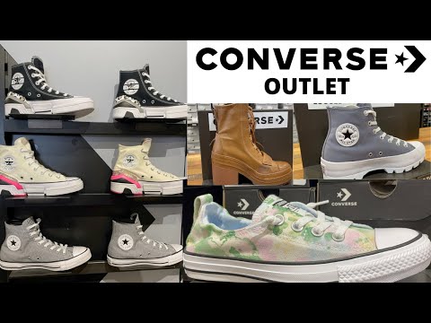 CONVERSE OUTLET SHOP WITH ME  | CONVERSE SHOES COLLECTION 2021
