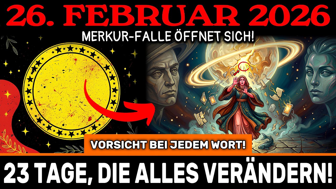 ES BEGINNT! MERKUR WIRD RÜCKLÄUFIG! 26. Februar – KOMMUNIKATION und TECHNIK brauchen EX!TRA Sorgfalt