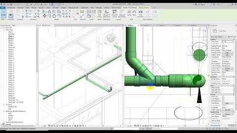 16. Revit -  Vẽ Đường Ống Thoát Nước Mưa Tầng 2 Đón 3