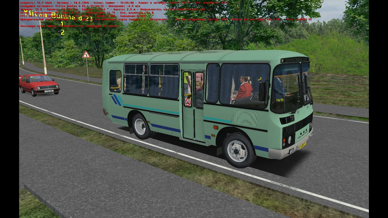 Карта русская глубинка для omsi 2