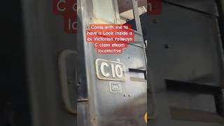 A look inside ex VR C10 steam locomotive #train #newportrailwaystation #steamlocomotive #shorts #fyp
