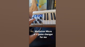 MellotroMicro is a game changer for composing hip hop beats #mellotron #keyboard #akai #mpc #beat