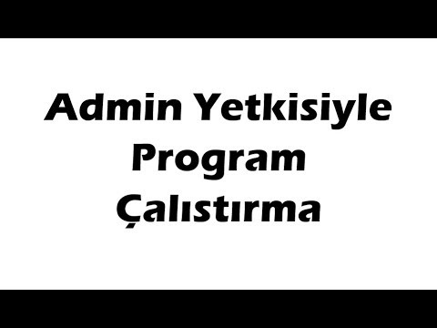 Video: Kurulu Program Nasıl çalıştırılır