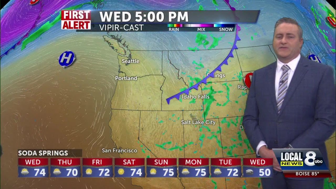A chance of showers and thunderstorms Tuesday night with more for ...