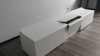 MaxLight MPC500R Operation Demo | Rotating Flip-Out UST Projector Cabinet