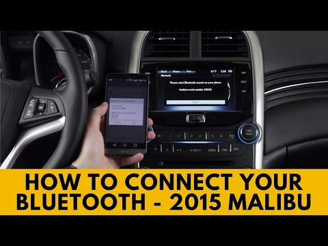 How to Connect Your Bluetooth to the 2015 Chevy Malibu - YouTube