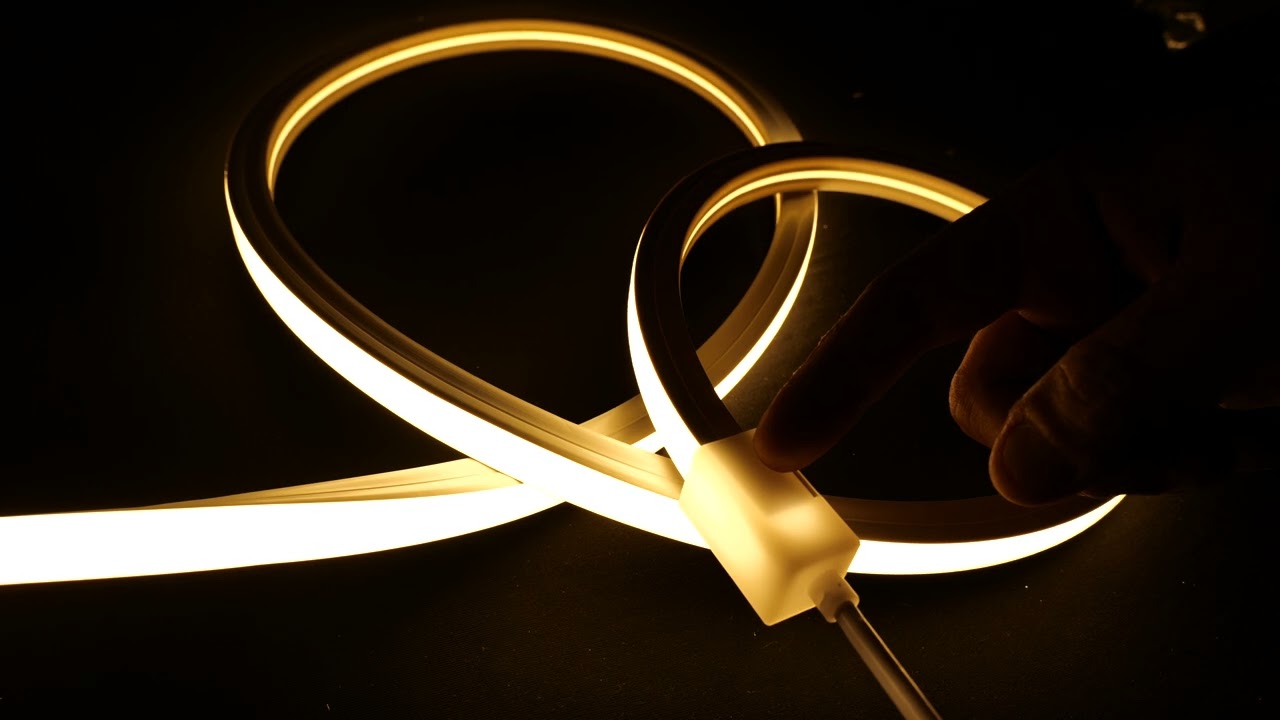 Warm White Neon Flex 16x16mm Top Bend 220V 240V