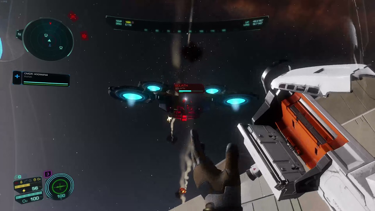 Elite Dangerous: Odyssey, First Recorded Goliath Kill