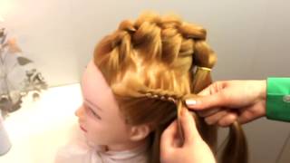 Причёска объемная коса в школу топ. Легкая прическа на 1 сентября косы и узлы. DIY Причёска объемная коса в школу топ. Легкая прическа на 1 сентября косы и узлы. DIY
