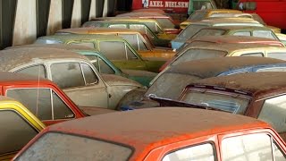 Заброшенный автосалон.Брошенные автомобили.