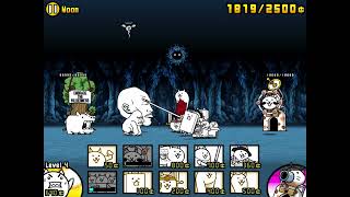 I am beating the moon on battle cats