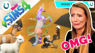 JEDNOROŽEC! 🦄 A GERALT, KTERÝ PROPADL ZAKRSLÝM KOZIČKÁM A OVEČKÁM ● The Sims 4 - KOŇSKÝ RANČ 02