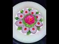 #DouyinFoodRecommendation #VegetableAndFruitArrangement #FlowerPlatingTutorial #RollingFlowerTool #