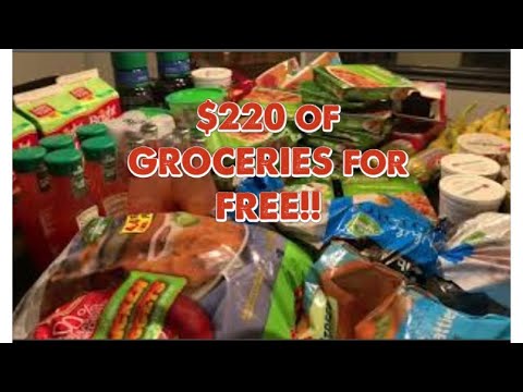 How I Got $220 of Groceries for FREE! | Grocery Haul| Low Income