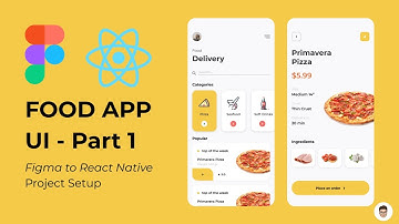 Food App UI Part 1 - Figma to React Native