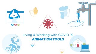 Living and Working with COVID-19 - Animation templates