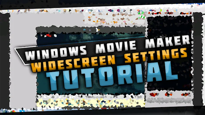 Windows Movie Maker - HD Widescreen Settings - TUTORIAL