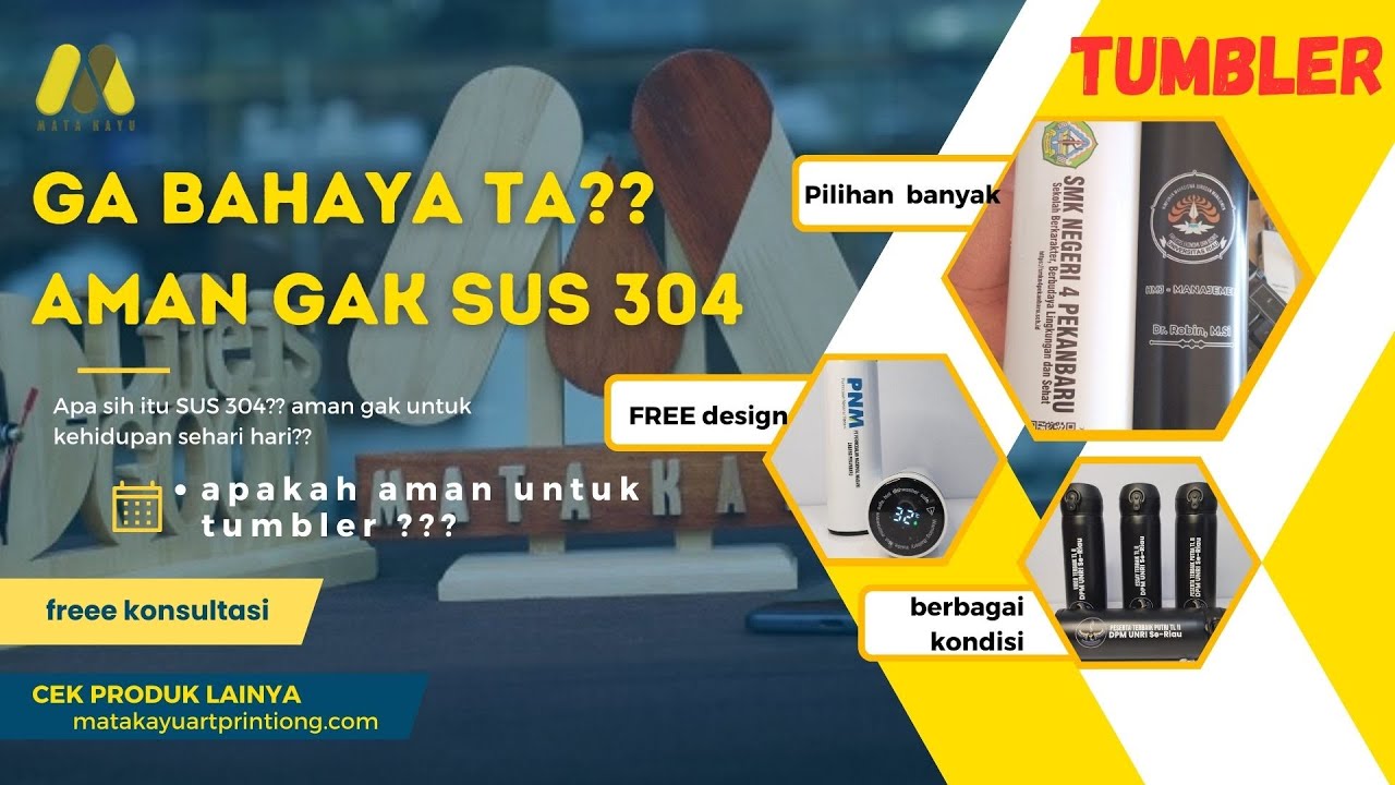Tumbler Stainless Steel SUS 304 Apakah Aman Digunakan Berulang Kali Tumbler Stainless Steel SUS 304 Apakah Aman Digunakan Berulang Kali