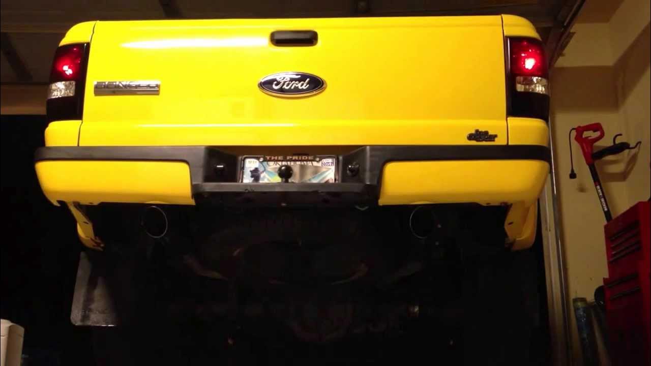2007 Ford Ranger 3.0 exhaust - YouTube