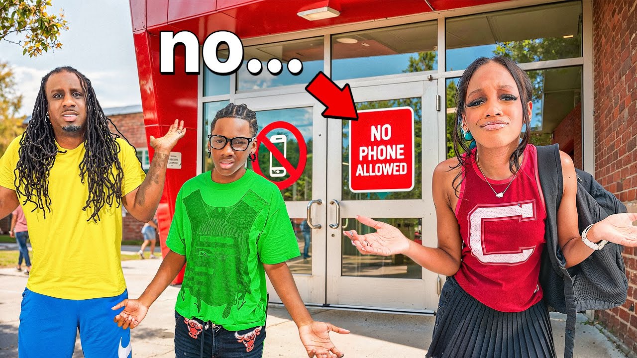 Cell Phone Ban Has the Kids Going CRAZY | First Week of School Vlog 📵😱