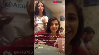 картинка: Алиана с подругой поют песню Бузовой в прямом эфире Instgagram 08-09-2017 Часть 2/2