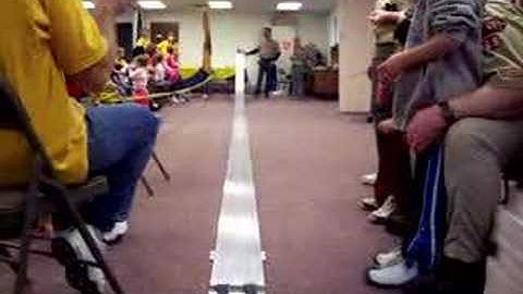 Pack 4053 2008 Pinewood Derby Finish Line View