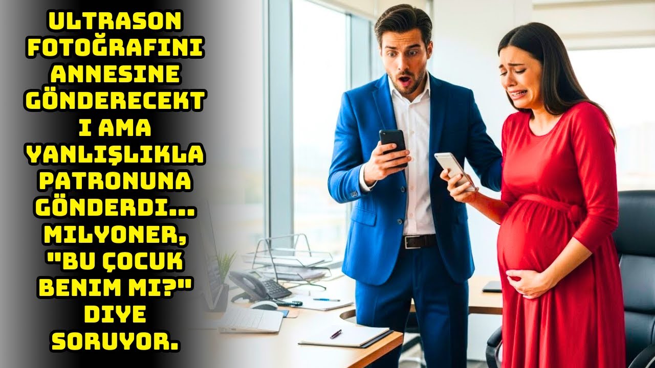 KADIN YANLIŞLIKLA PATRONUNA ULTRASON GÖRÜNTÜSÜ GÖNDERDI - MILYONER ADAM BÜYÜK BIR ŞOK YAŞADI.