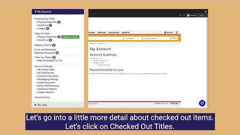 Your Library Account - Learn the Basics!