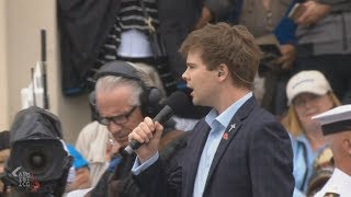 Kiwi singer Will Martin delivers moving rendition of Requiem for a Soldier in Armistice Day service