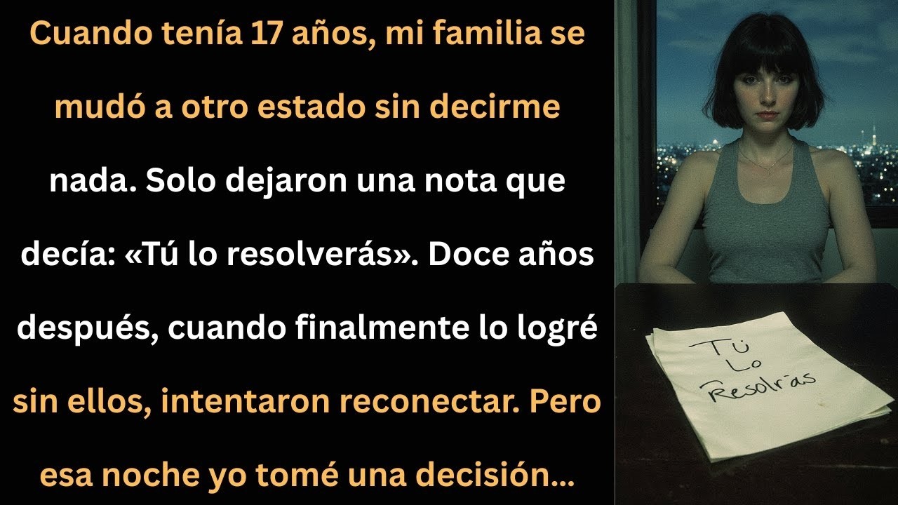 Me dejaron sola a los 17 y regresaron 12 años después… lo que hice te sorprenderá