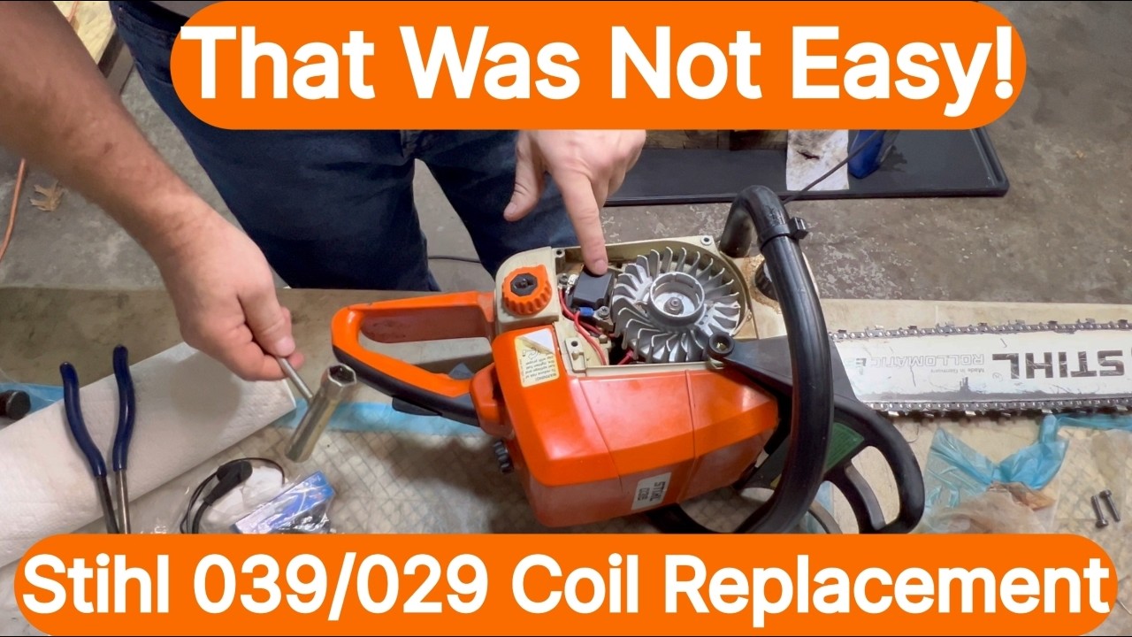 Chainsaw Ignition Coil Replacement + Firewood Cutting & Snow Cleanup ...