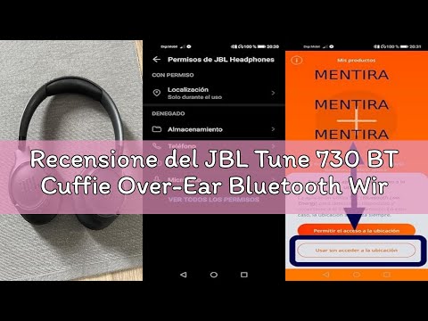 Recensione del JBL Tune 730 BT Cuffie Over-Ear Bluetooth Wireless, Pieghevoli e Leggere, JBL Pure Ba