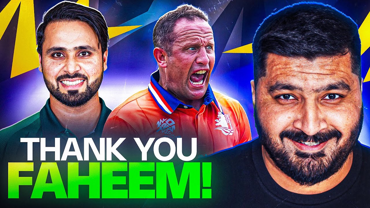 FAHEEM ASHRAF Thank You!!!  PAKISTAN beat Netherlands in a Thriller in LAST OVER!