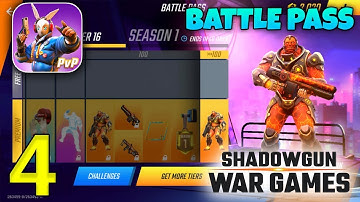 Shadowgun War Games Purchasing Battle Pass Gameplay (Android, iOS) - Part 4
