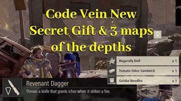 Code Vein RV mastery maps Of the Depths locations(Shang Side quest)Secrets Gift