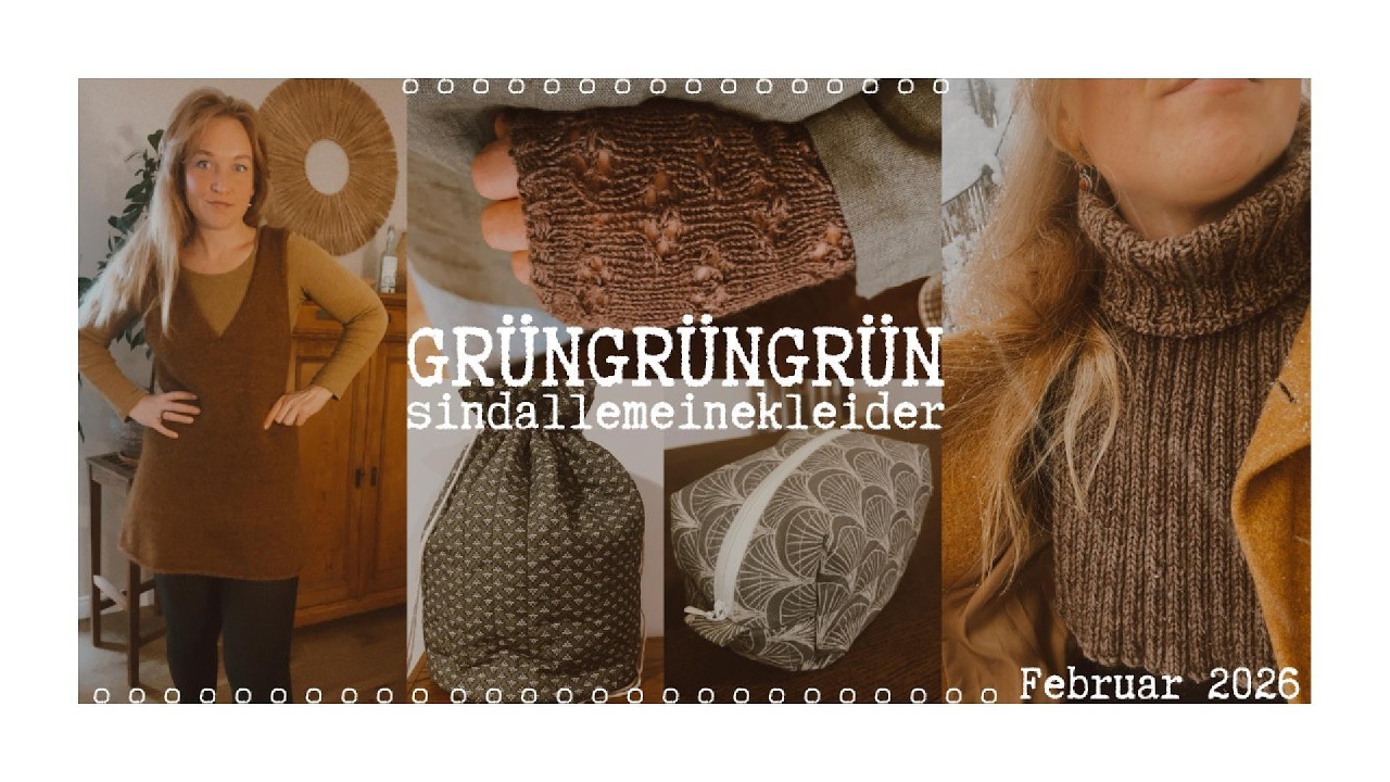 Näh- & Strickpodcast für Anfänger Cranberry Knit Dress, Project Bag, Rosewood Mist Folge 4 Feb 2026